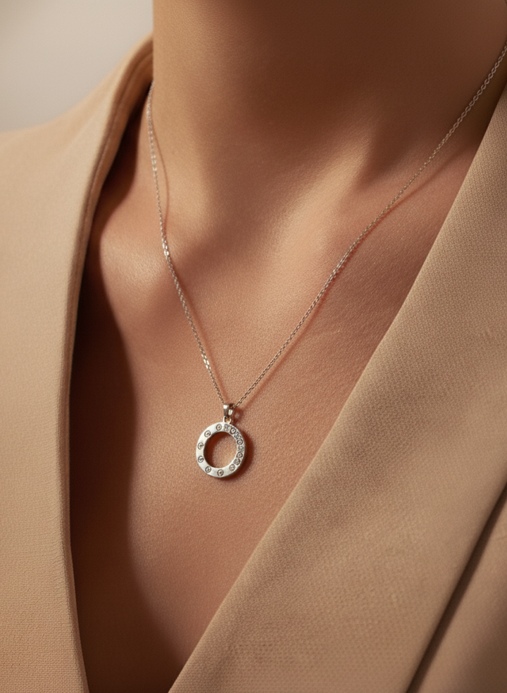 Trendy 925 Silver Chain with Pendant