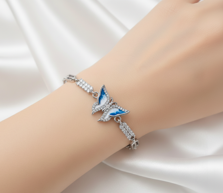 Party Wear Silver Bracelet