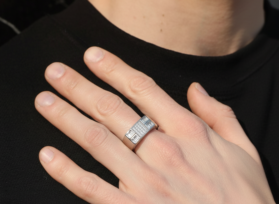 Unique Handmade Silver Men’s Ring