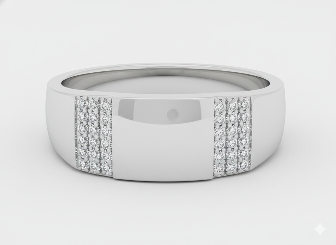Pure Silver Stylish Men’s Ring
