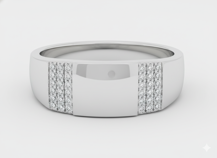 Pure Silver Stylish Men’s Ring