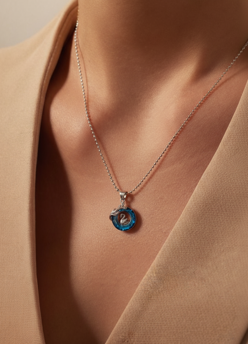 Swan Crystal Pendant