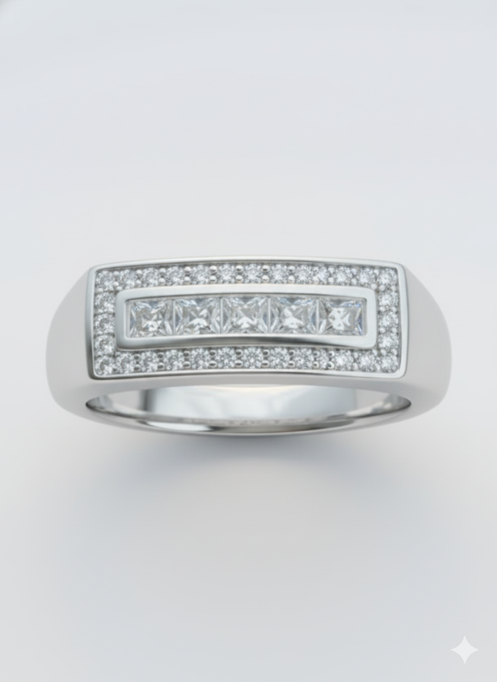 Silver Promise Ring for Men