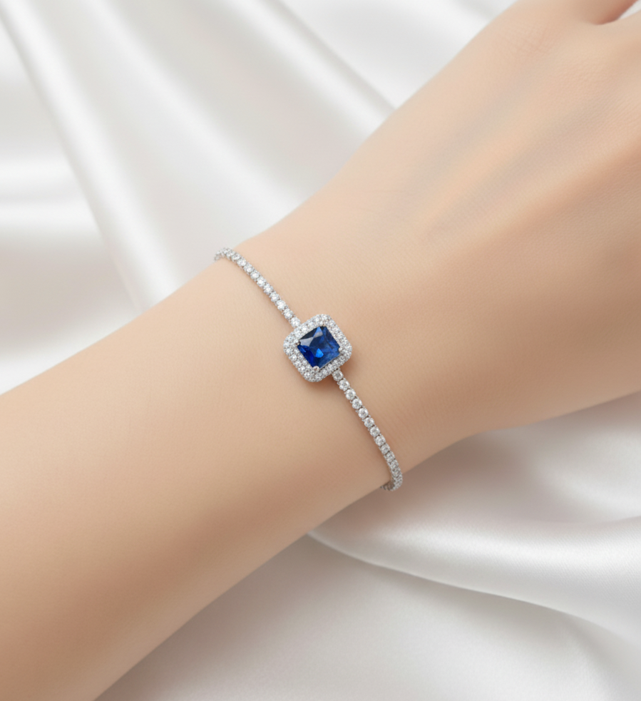 Modern Minimalist Silver Bracelet