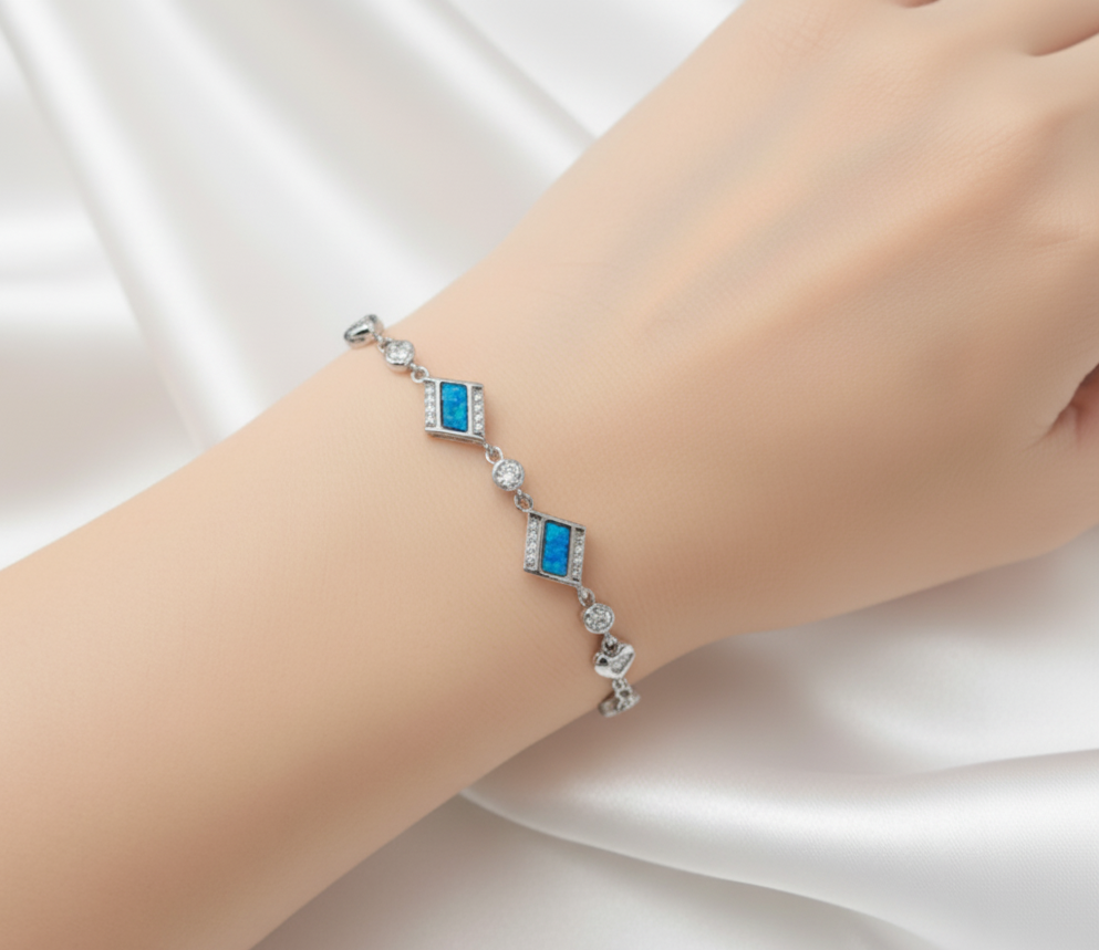 Bohemian Style Silver Bracelet