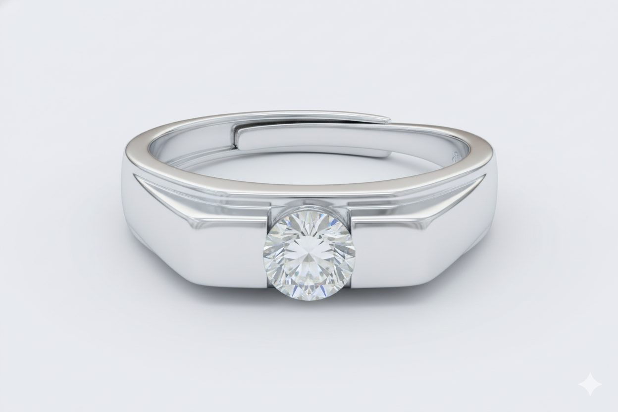 Modern Daily Wear Ring Men