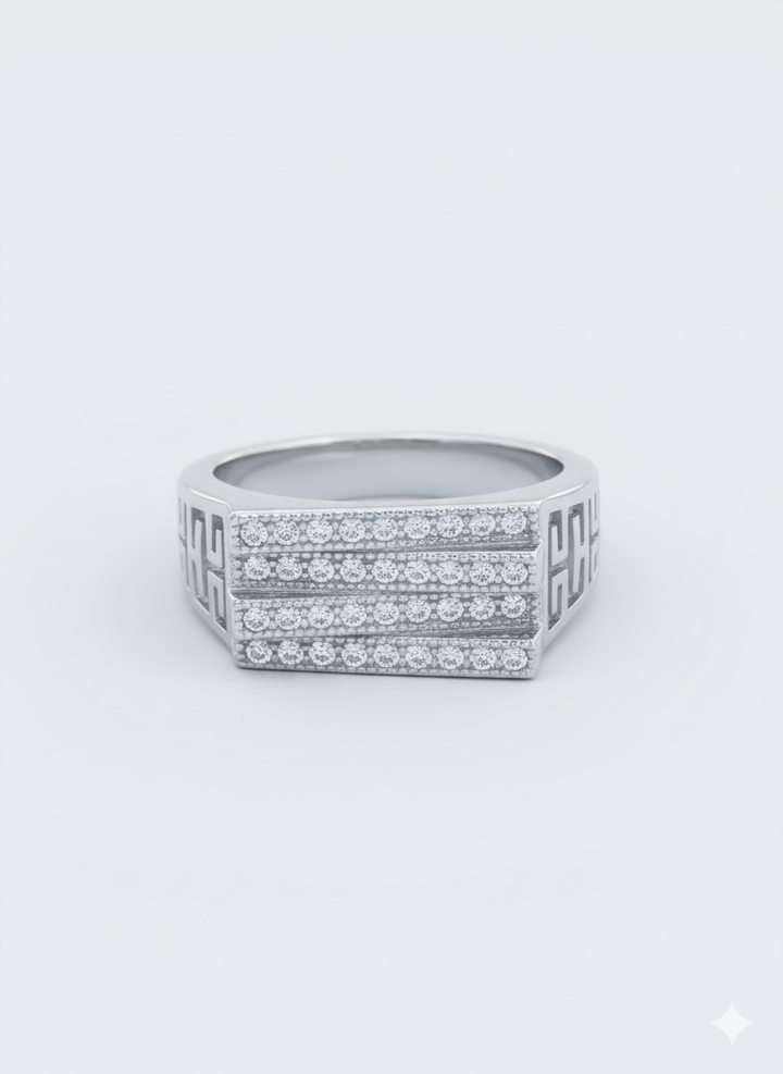 Bold Silver Ring for Men