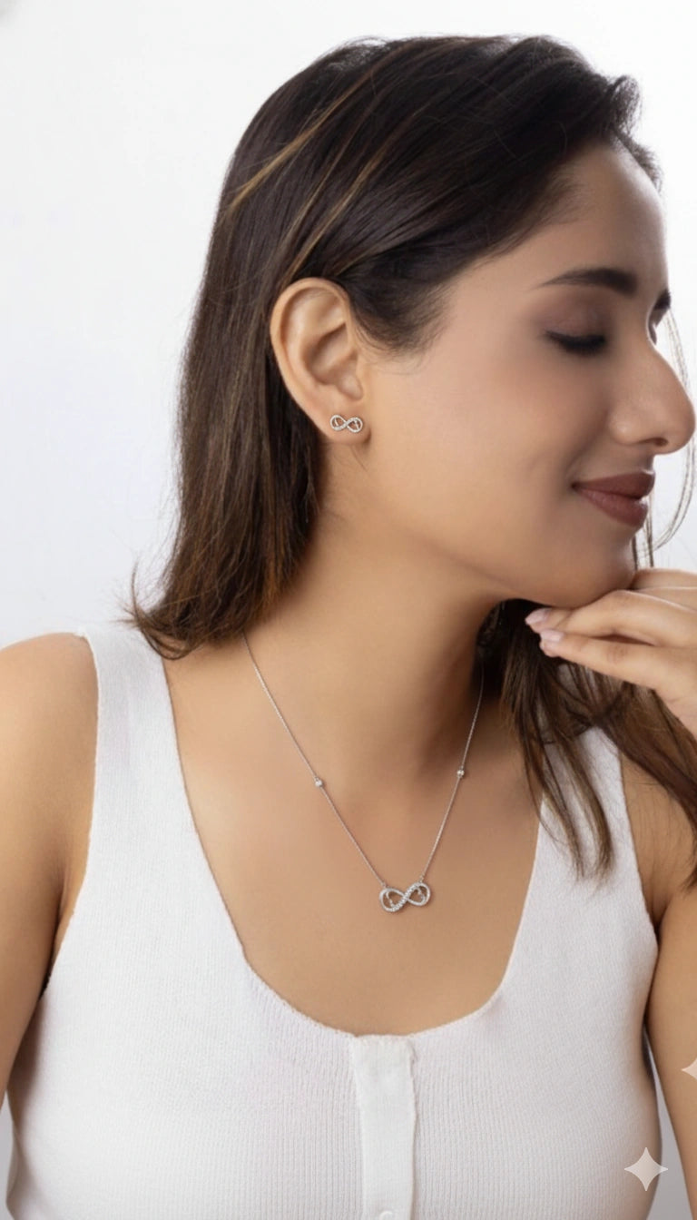 Statement Pendant Necklace and Earring Set