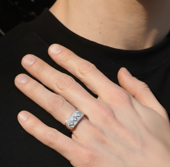 Designer Party Wear Ring Men