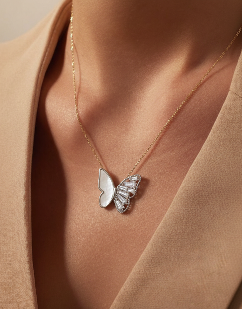 Silver Pendant Chain Modern Women’s