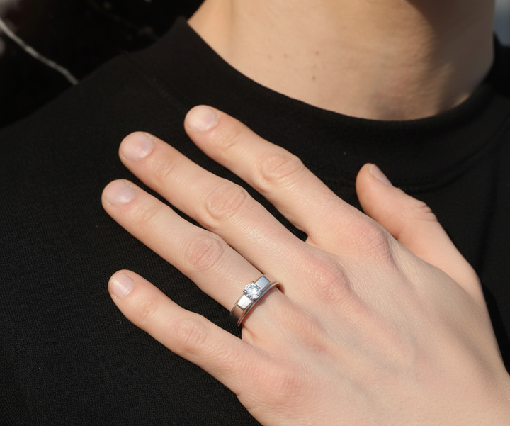 Modern Daily Wear Ring Men