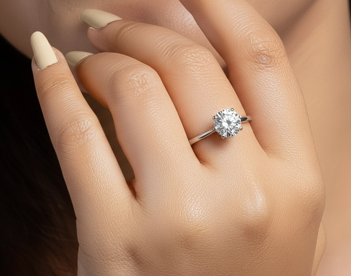 Fancy Silver Ring for Her