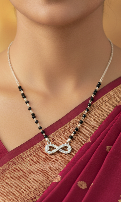 Durable 925 Silver Mangalsutra