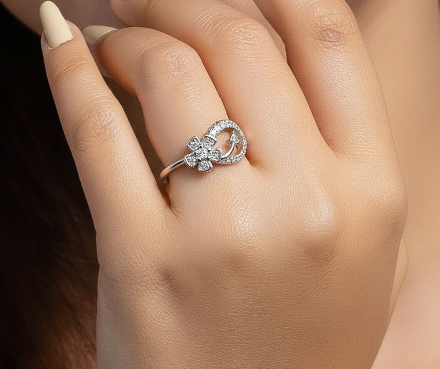 Vintage Style Silver Ring