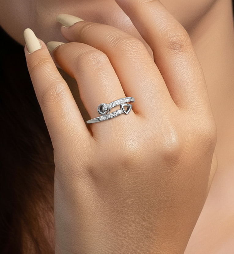 Radiant Engagement Ring for Women