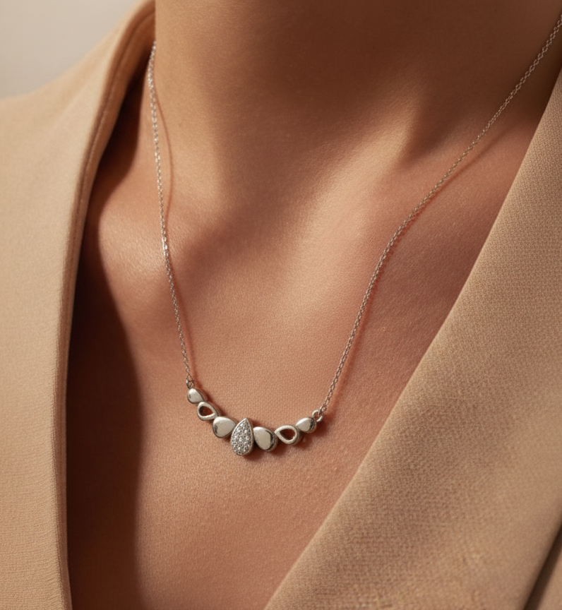 Pear Diamond Pendant