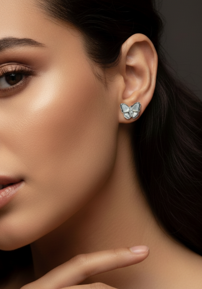 Sparkling Hoop Earrings