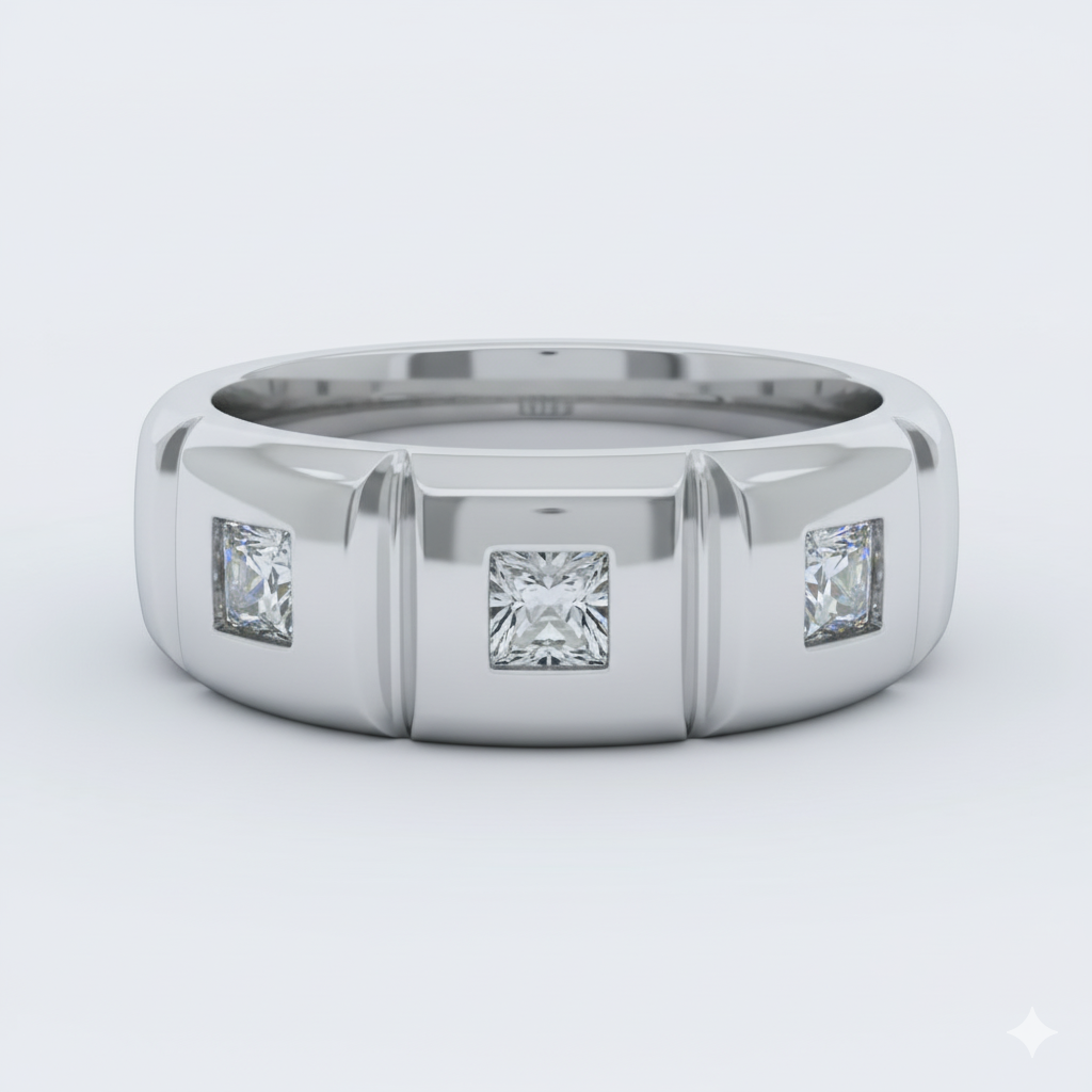 Stylish Silver Ring for Men