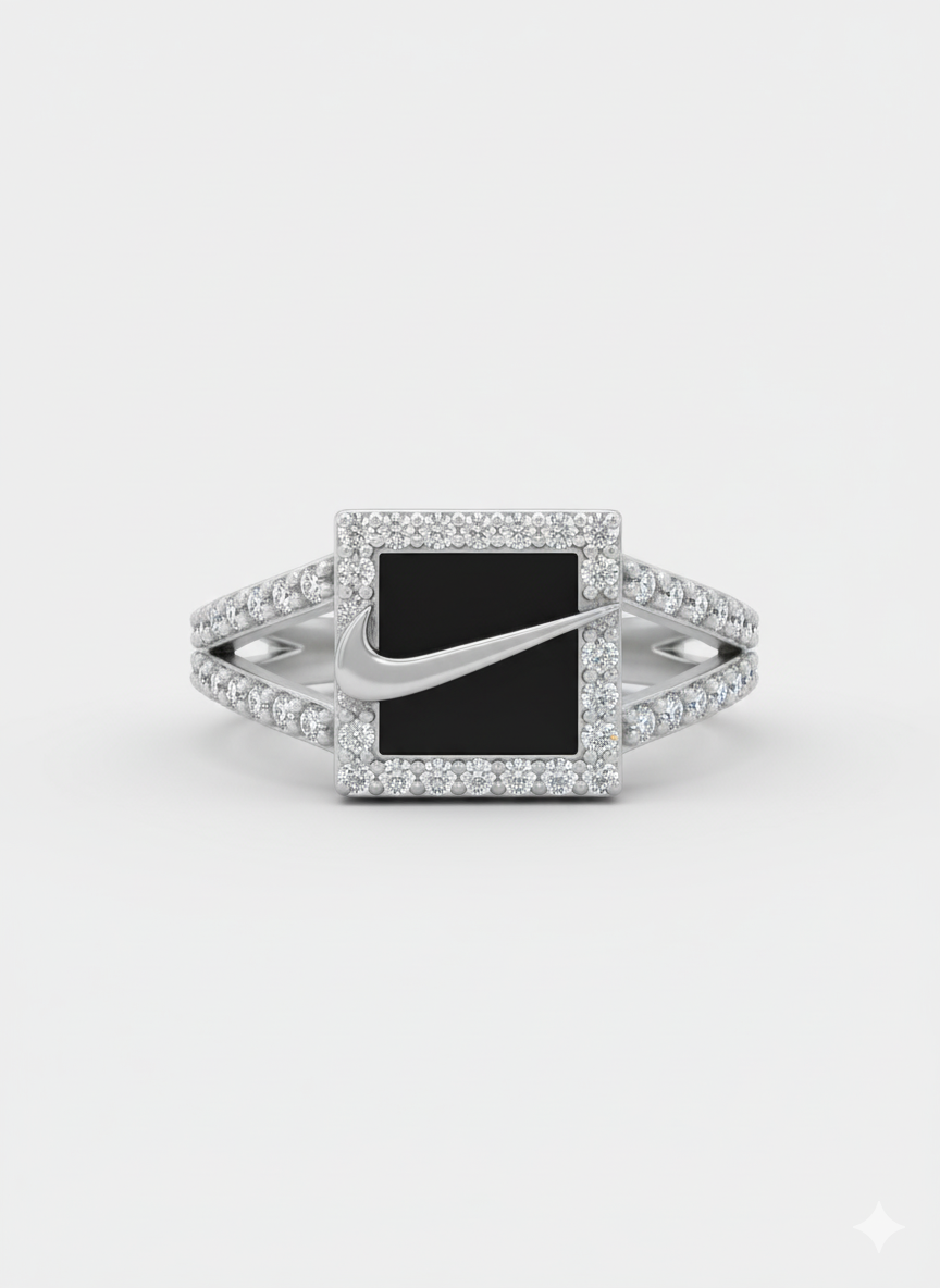 Trendy Designer Silver Band Men