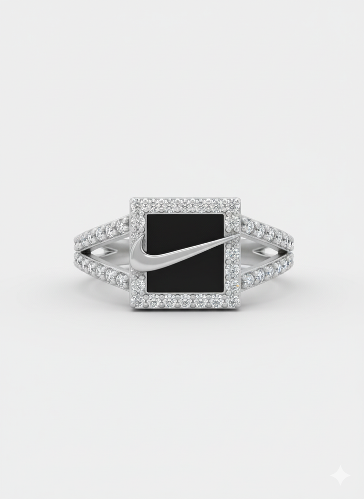 Trendy Designer Silver Band Men