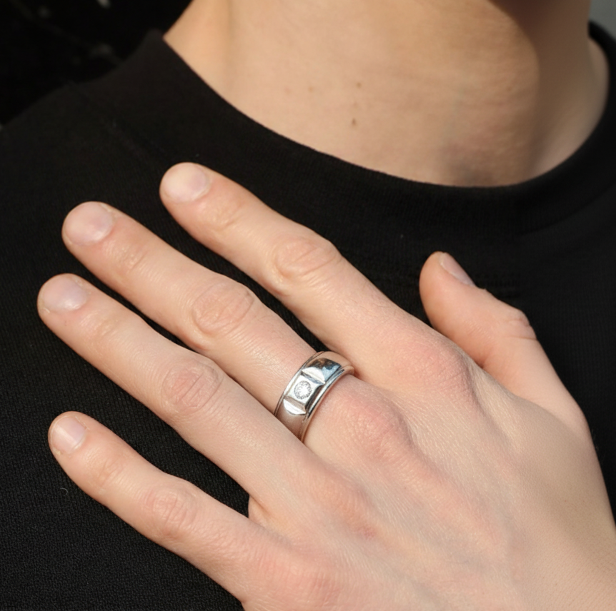 Viking Inspired Silver Ring