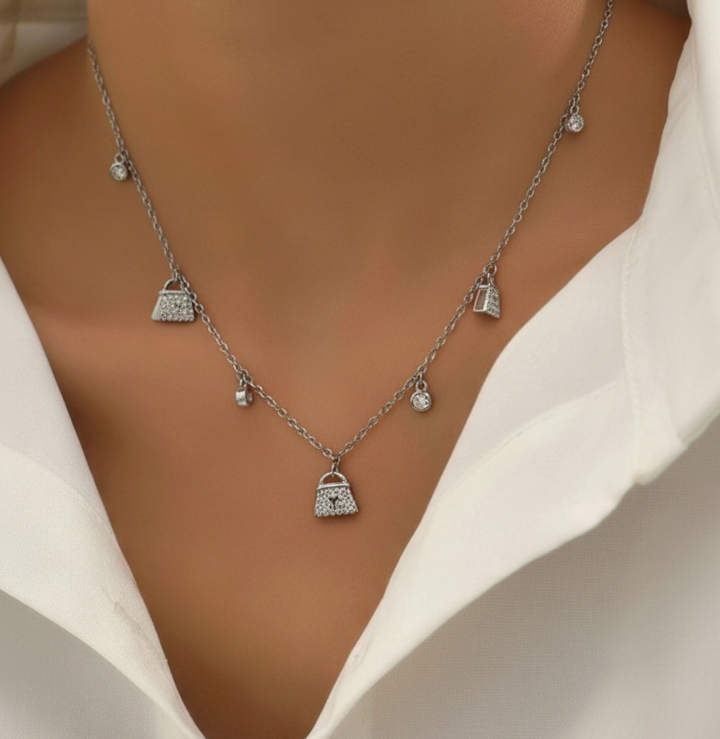Handbag Diamond Necklace