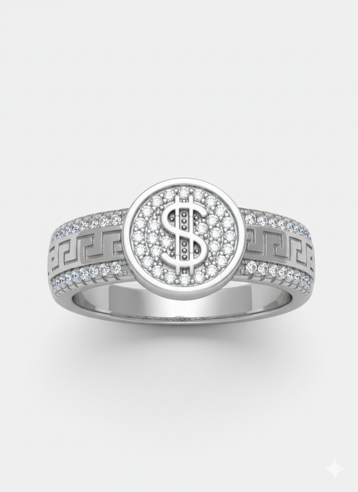 Tribal Pattern Ring for Men