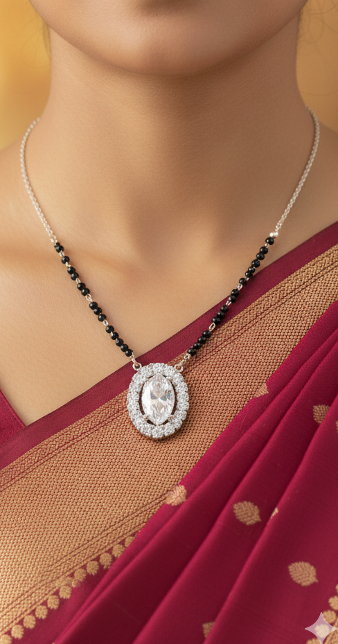 ELEGANT SINGLE CIRCLE MANGALSUTRA