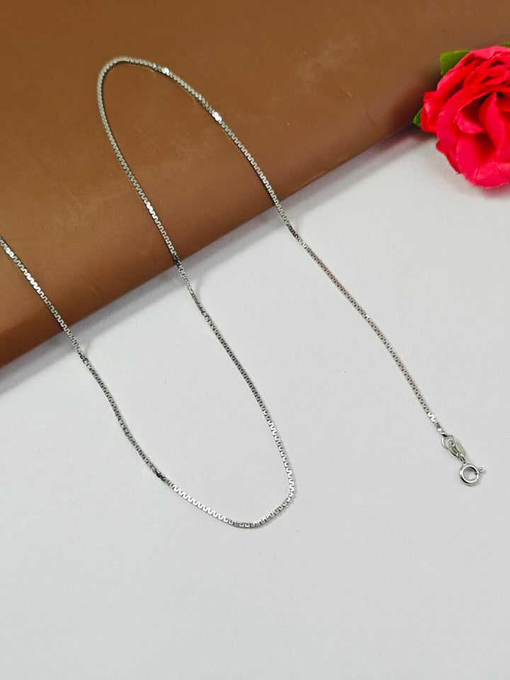 Slim Silver Chain
