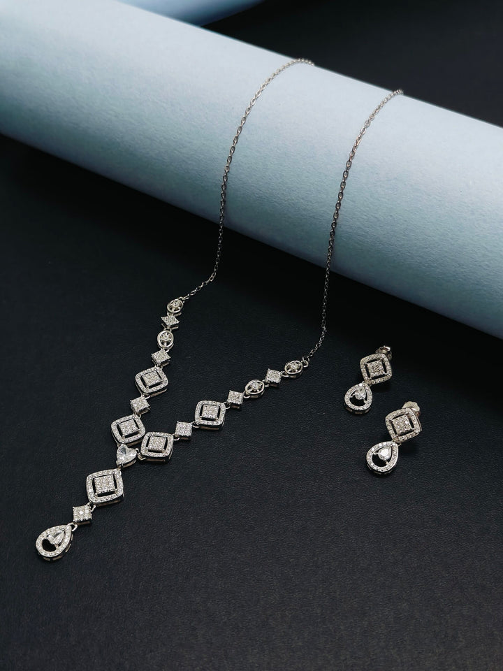 Square Drop Pendant Set