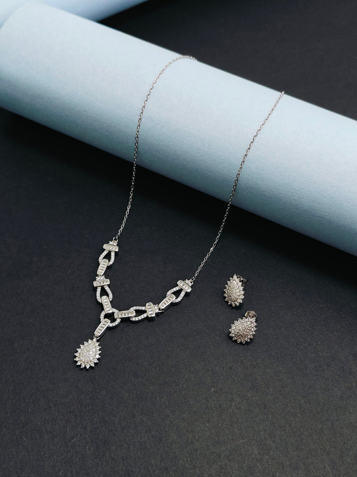 Authentic Pear Cut Pendant Set