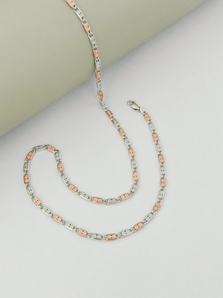 Dual tone Box link chain