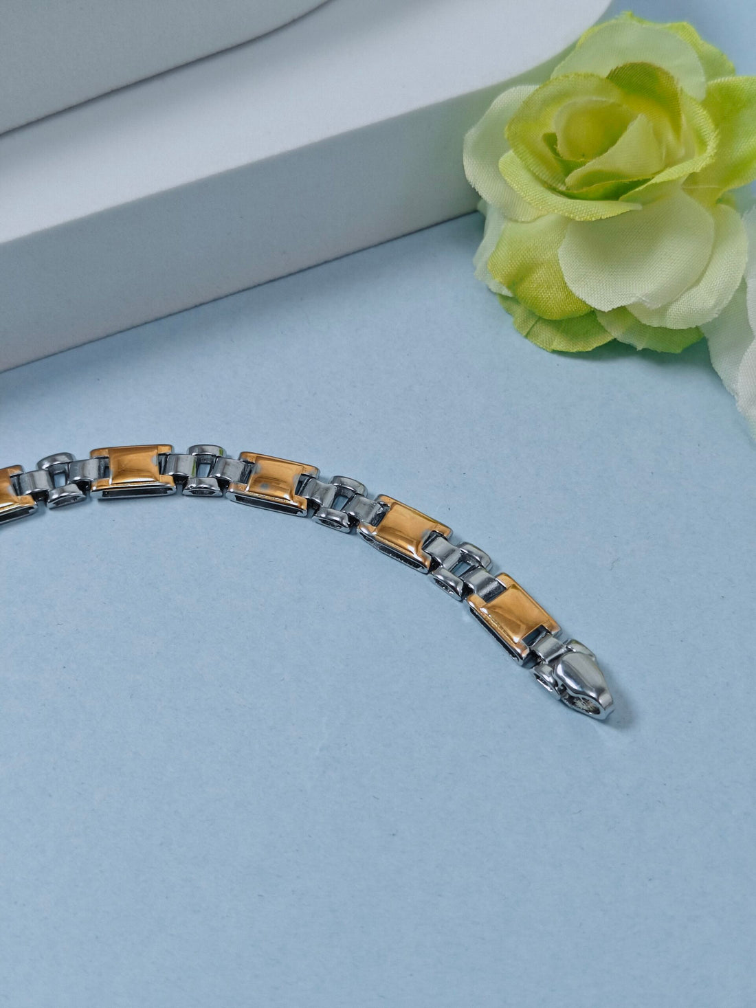 Stainless Steel Two-Tone Bracelet