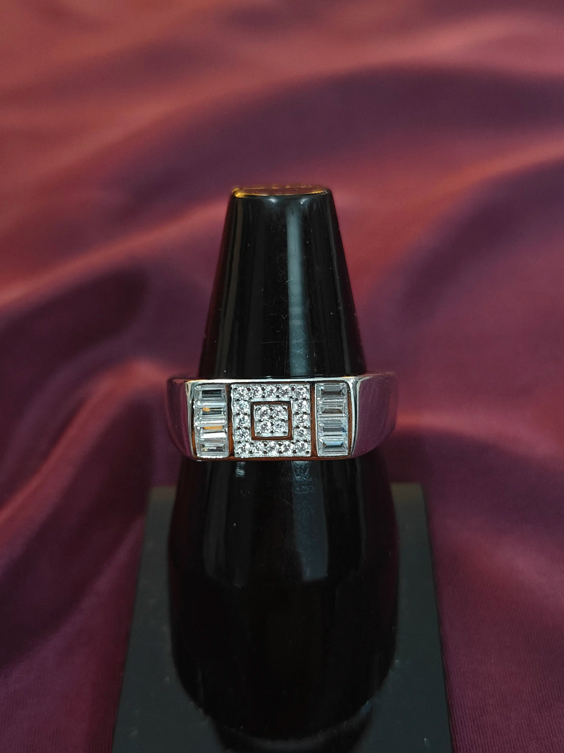 Silver Band for Groom