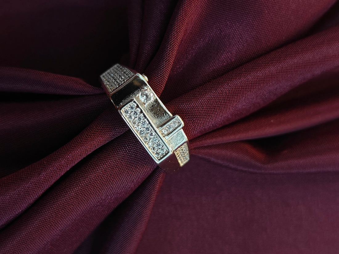 Silver Eternity Ring for Him