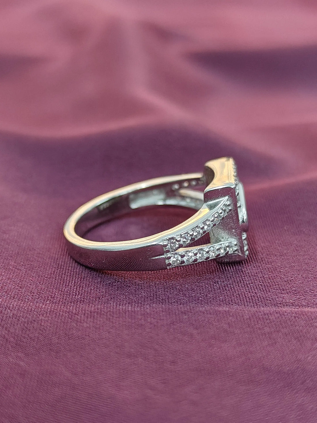 Trendy Designer Silver Band Men