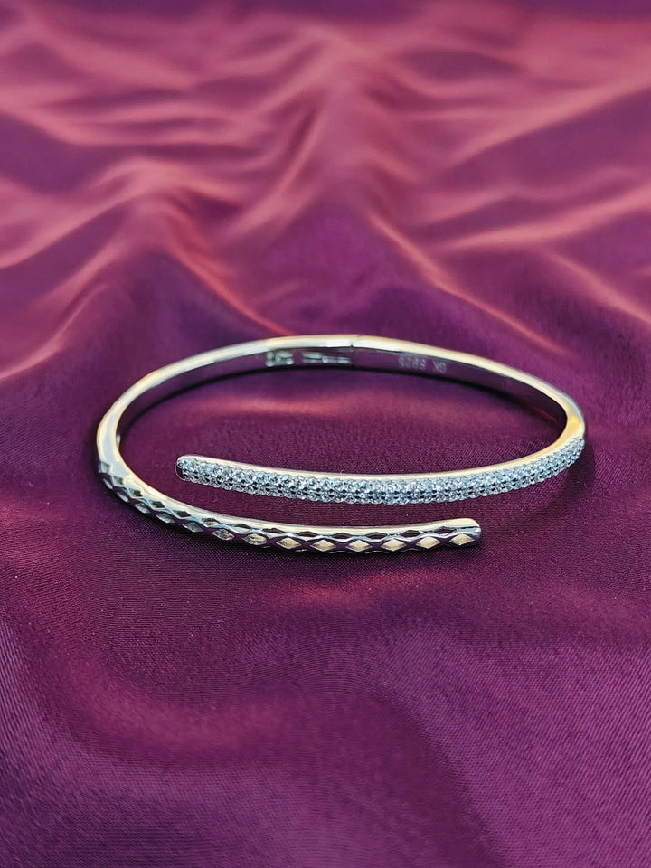 925 Sterling Silver Kada and Ring Combo