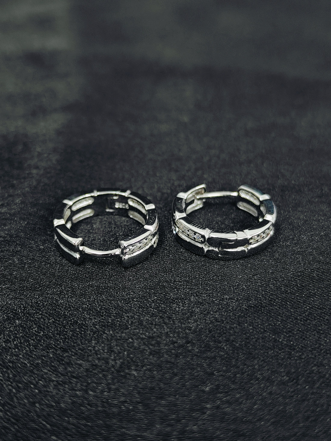 Antique Finish Silver Bali Earrings