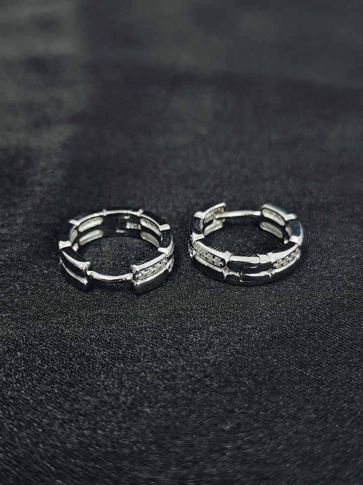 Antique Finish Silver Bali Earrings