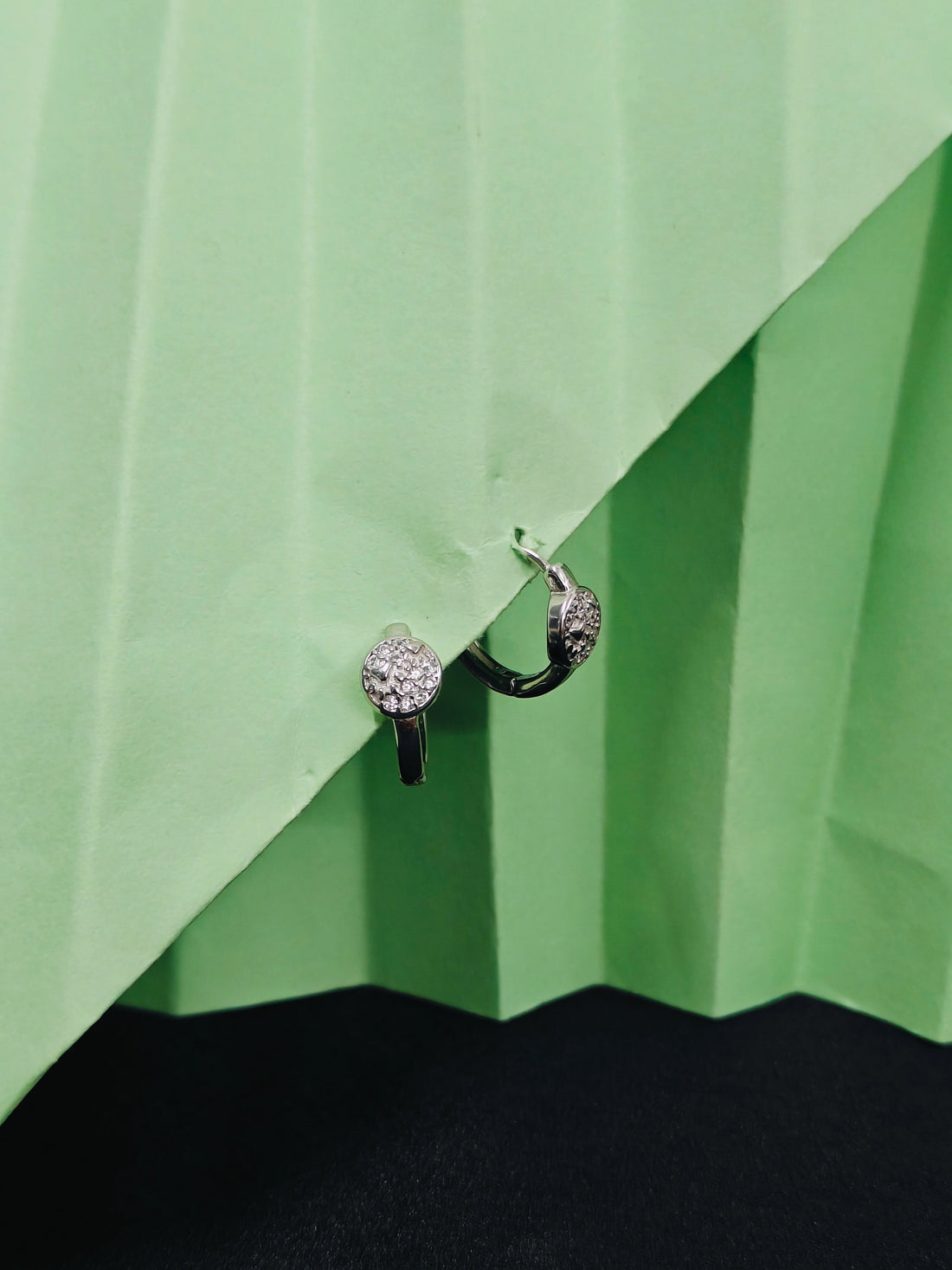Women’s Bali Earrings with Zircon Stones
