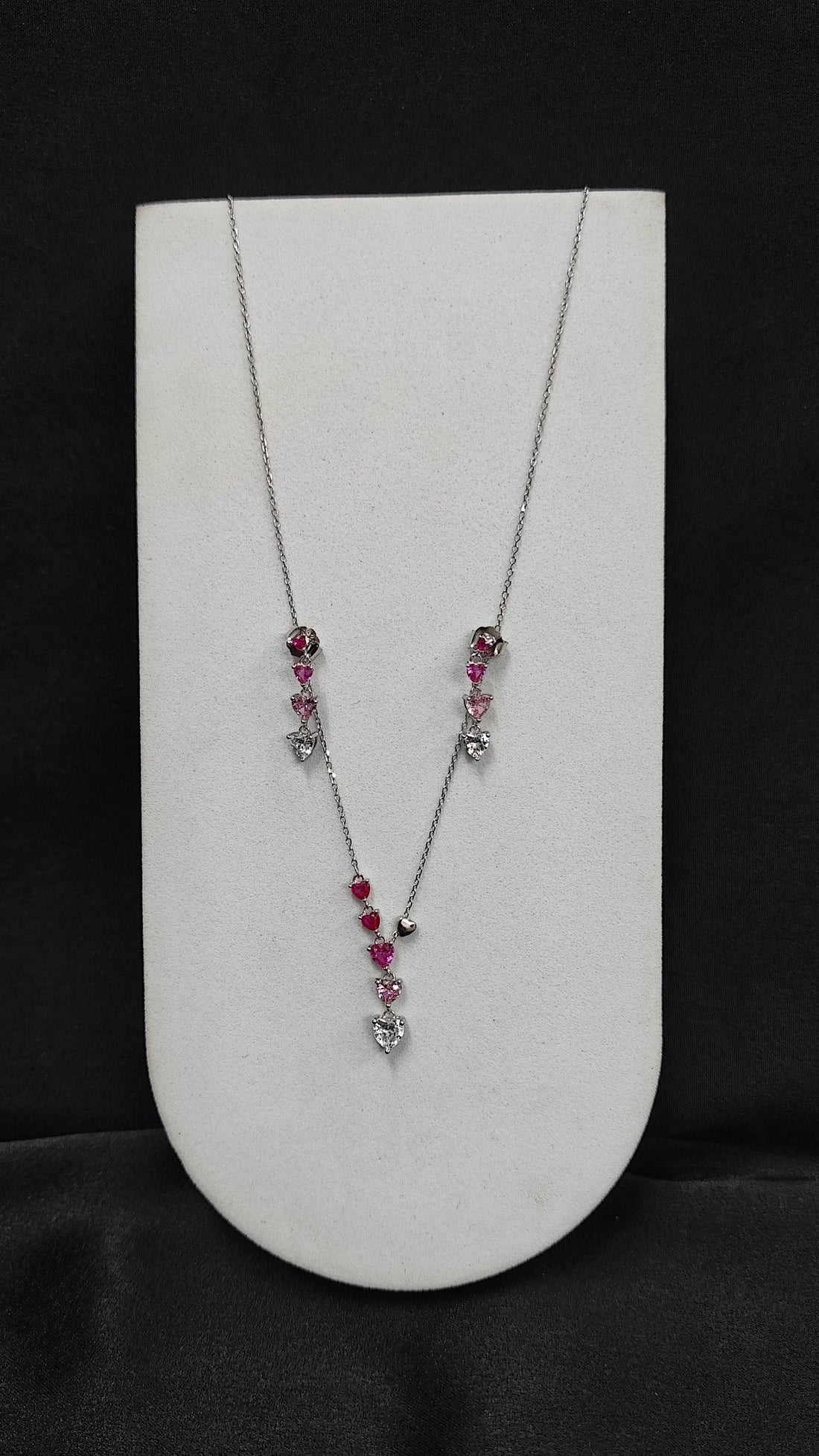 Classic Silver Chain Pendant and Earring Set for Modern Women