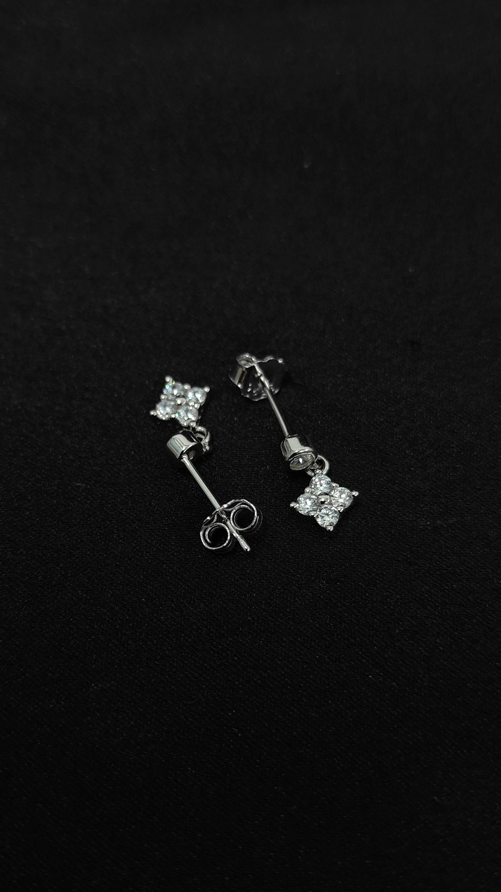 Premium Quality Silver Chain Pendant & Earring Set for Women