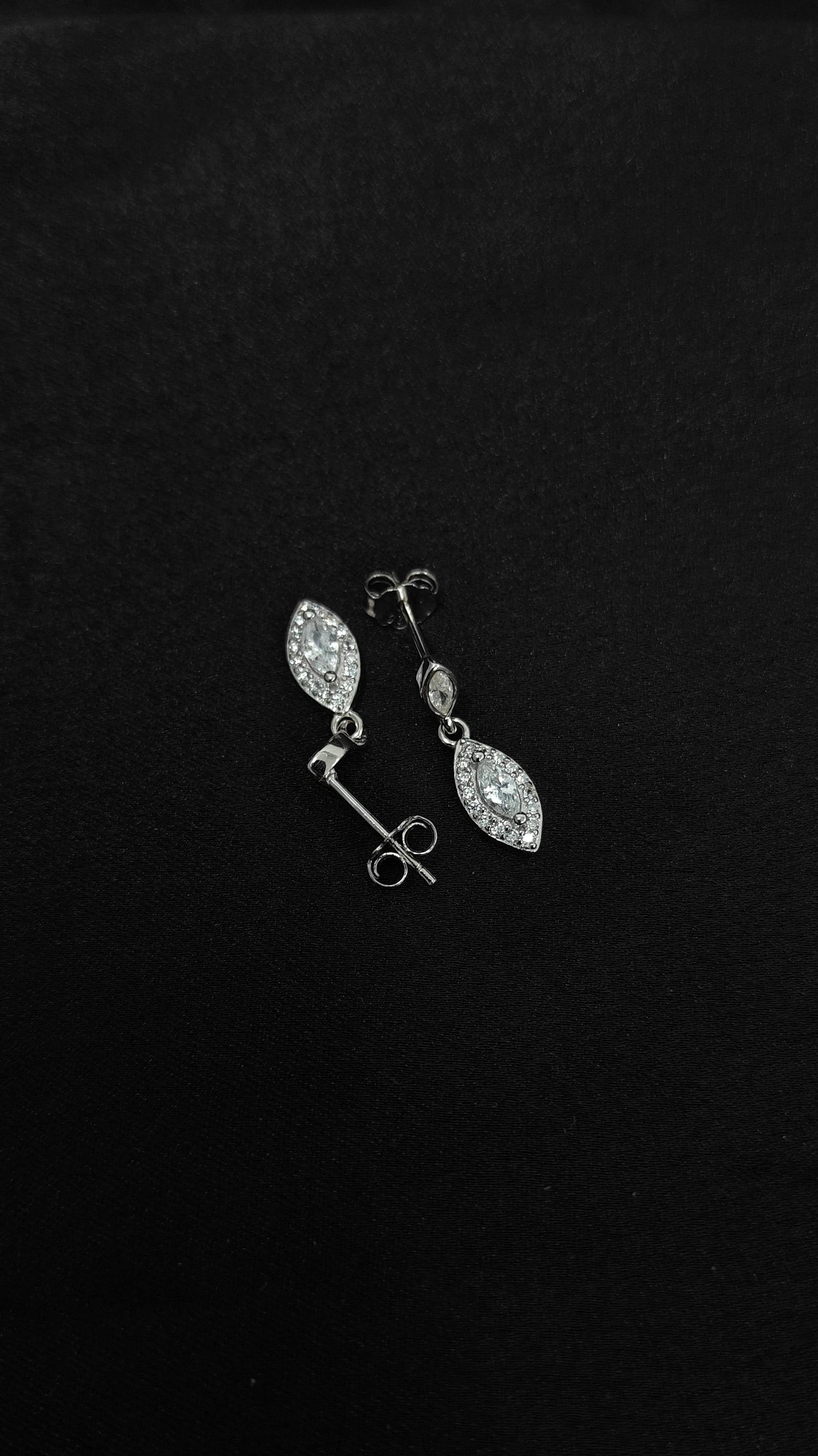 Traditional Silver Pendant and Earrings Set