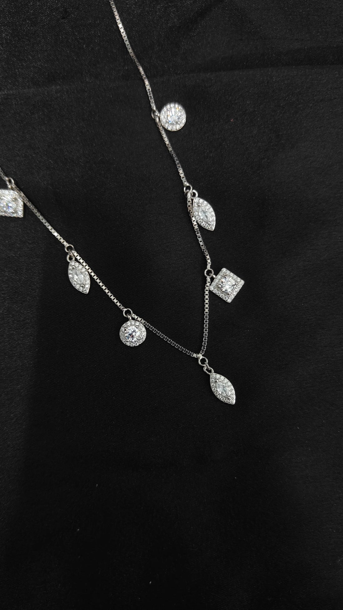 Traditional Silver Pendant and Earrings Set