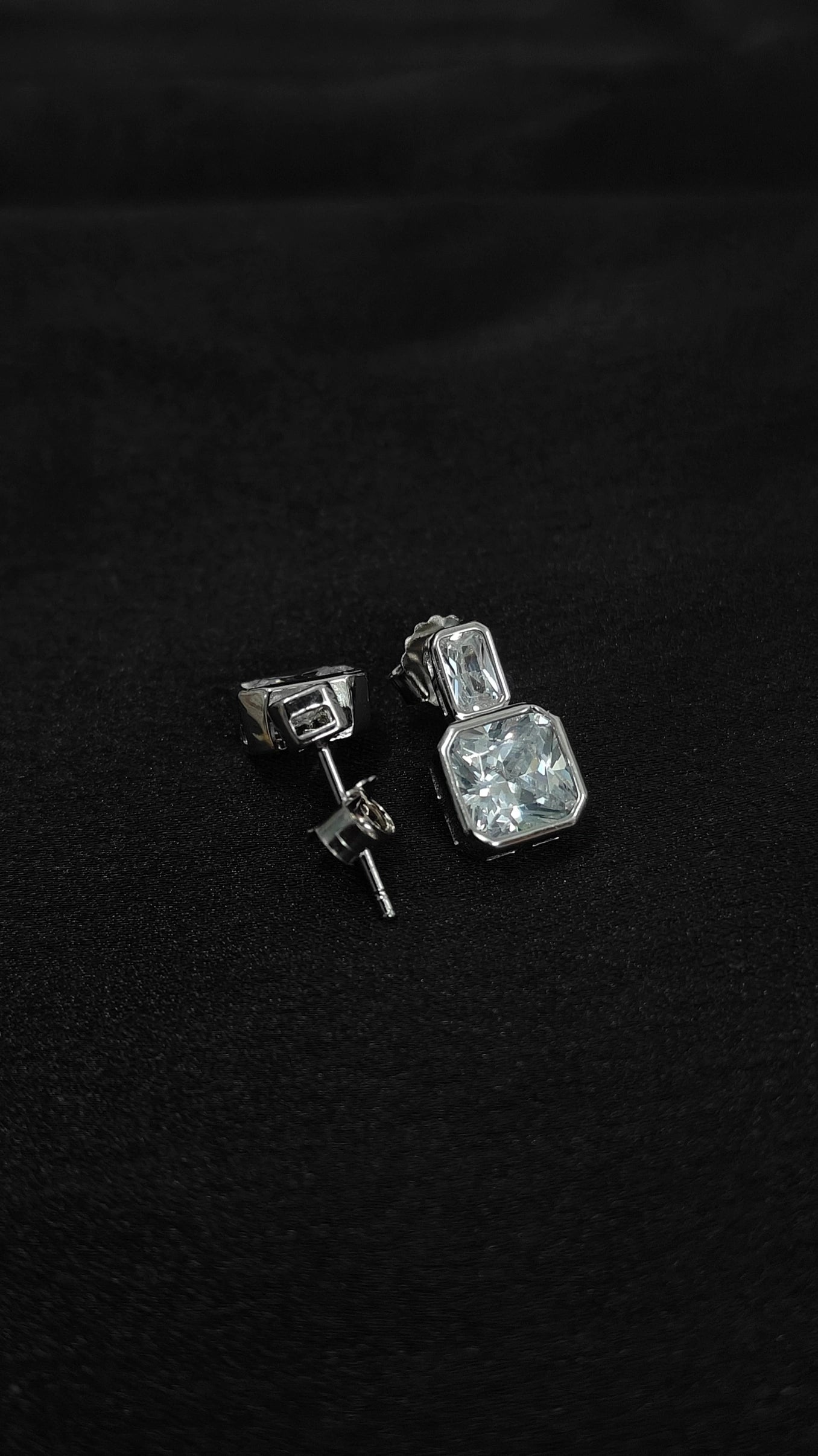 Crystal Stone Pendant Necklace & Earring Set