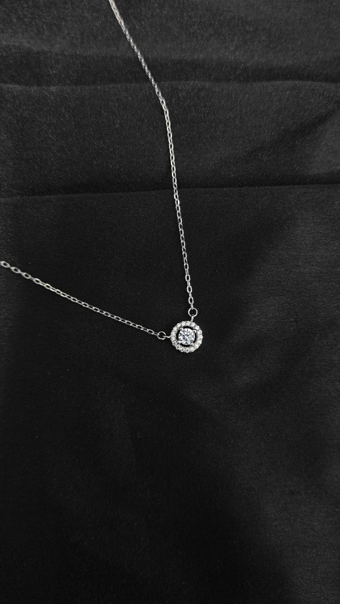 Unique Silver Pendant Chain and Earrings