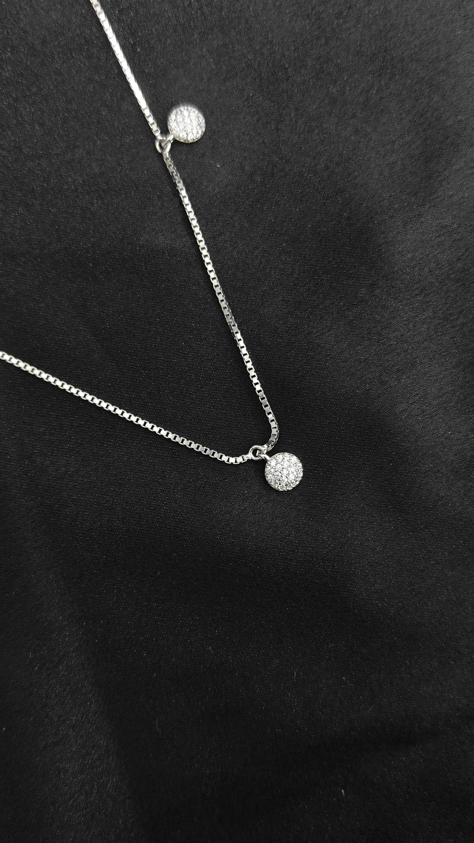 Designer Silver Pendant with Matching Earrings