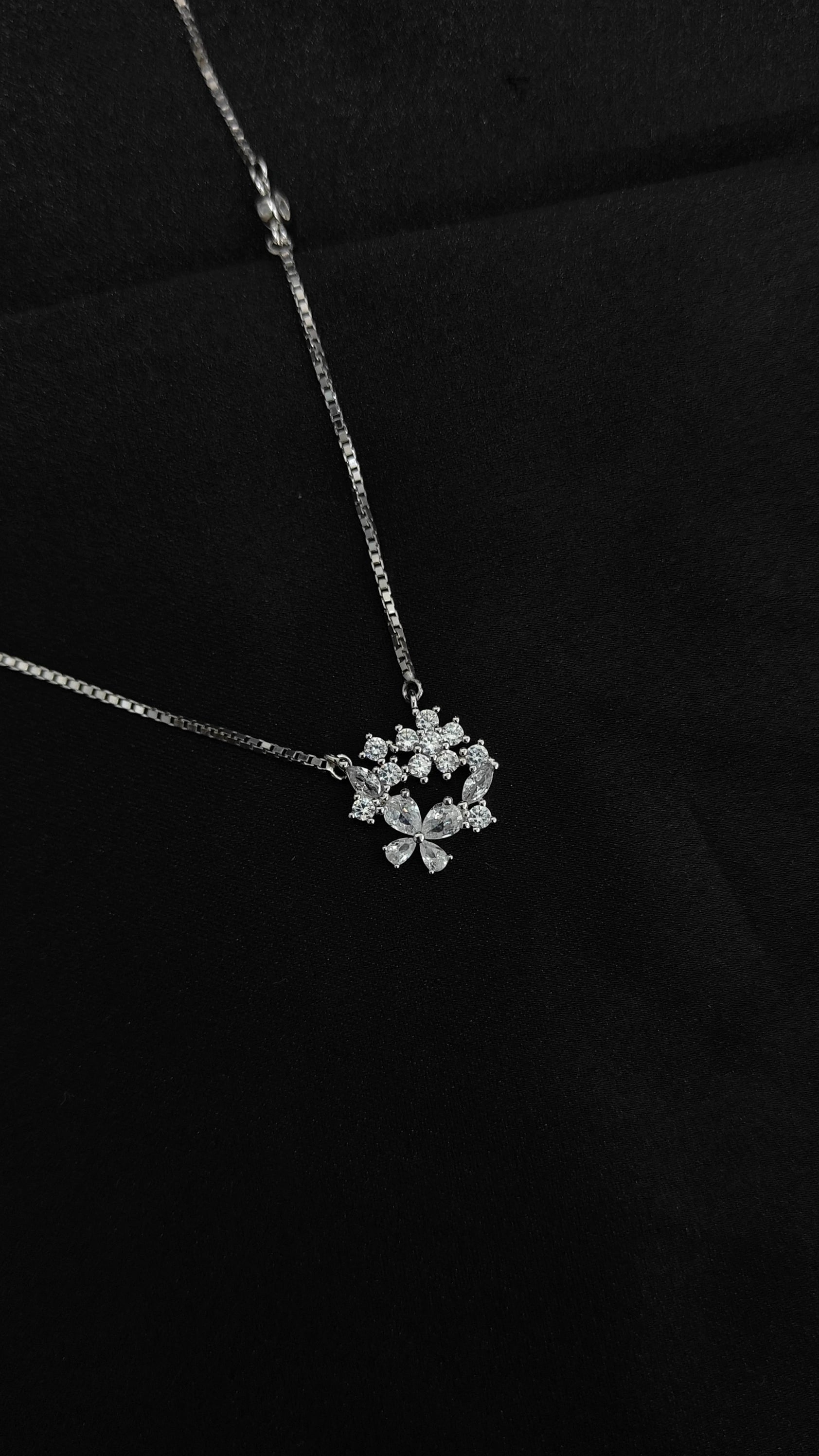 Sterling Silver Pendant and Earrings Combo