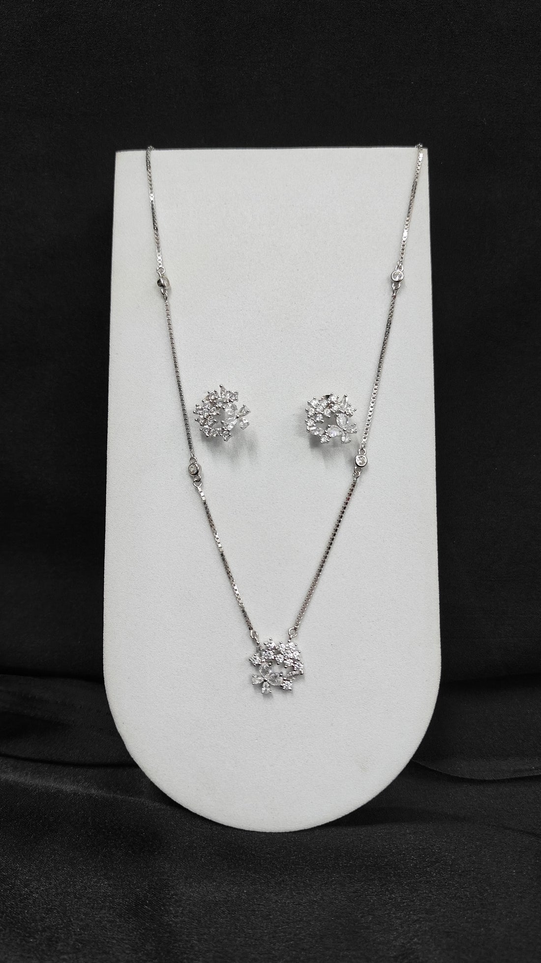 Sterling Silver Pendant and Earrings Combo