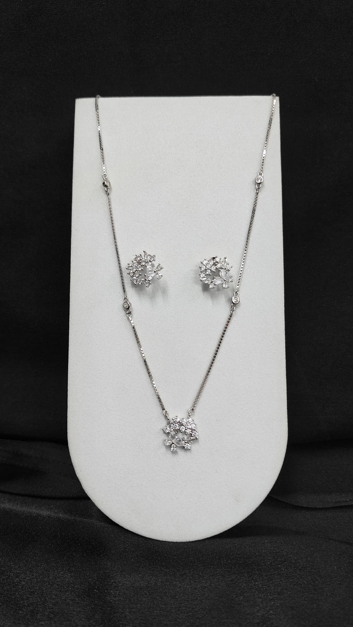 Sterling Silver Pendant and Earrings Combo